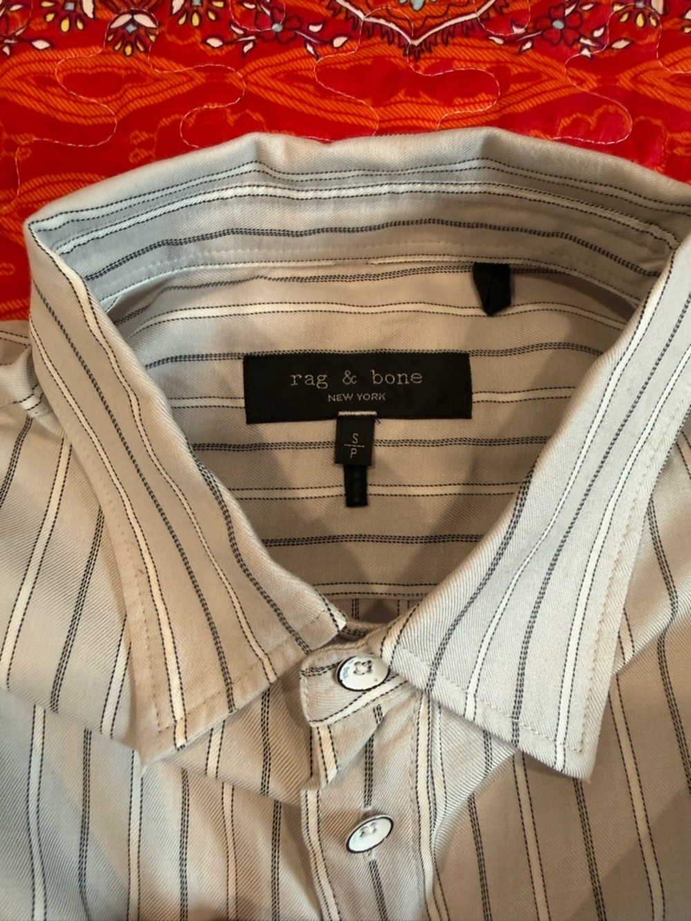 rag & bone Matthew Striped Button-Down Shirt